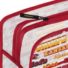 Kansas City Chiefs NFL Repeat Retro Print Clear Cosmetic Bag (PREORDER - SHIPS LATE JULY)