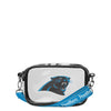 Carolina Panthers NFL Team Stripe Clear Crossbody Bag