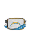 Los Angeles Chargers NFL Team Stripe Clear Crossbody Bag