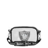 Las Vegas Raiders NFL Team Stripe Clear Crossbody Bag