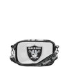 Las Vegas Raiders NFL Team Stripe Clear Crossbody Bag