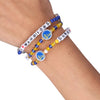 Golden State Warriors NBA Steph Curry & Klay Thompson 3 Pack Player Friendship Bracelet