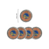 Golden State Warriors NBA 5 Pack Barrel Coaster Set