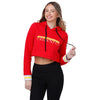 Kansas City Chiefs NFL Womens Cropped Chenille Hoodie