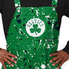 Boston Celtics NBA Mens Paint Splatter Bib Overalls