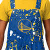 Golden State Warriors NBA Mens Paint Splatter Bib Overalls