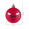 Chicago Bulls NBA 12 Pack Ball Ornament Set