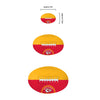 Kansas City Chiefs NFL Super Bowl LVIII Champions 5 in Squisherz Football (PREORDER - SHIPS LATE JUNE)