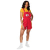 Kansas City Chiefs NFL Womens Team Stripe Bib Shortalls