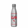 Kansas City Chiefs NFL Super Bowl LVIII Champions Silver Diamond 17 oz Stainless Steel Bottle