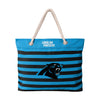 Carolina Panthers NFL Nautical Stripe Tote Bag