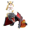 Game of Thrones™ Arizona Diamondbacks MLB D Baxter The Bobcat Mascot On Fire Dragon Bobblehead