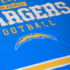 Los Angeles Chargers NFL Team Property Sherpa Plush Throw Blanket