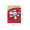 San Francisco 49ers NFL Supreme Slumber Plush Throw Blanket