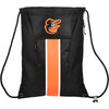 Baltimore Orioles MLB Big Stripe Zipper Drawstring Backpack