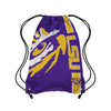 LSU Tigers NCAA Big Logo Drawstring Backpack