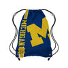 Michigan Wolverines NCAA Big Logo Drawstring Backpack