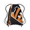 Cincinnati Bengals NFL Big Logo Drawstring Backpack