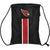 Arizona Cardinals NFL Big Stripe Zipper Drawstring Backpack