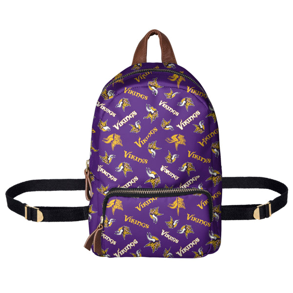 Minnesota Vikings NFL Printed Collection Mini Backpack