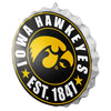 Iowa Hawkeyes NCAA Bottle Cap Wall Sign
