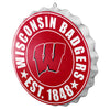 Wisconsin Badgers NCAA Bottle Cap Wall Sign
