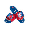 Chicago Cubs MLB Mens Colorblock Big Logo Gel Slide
