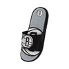 Brooklyn Nets NBA Mens Colorblock Big Logo Gel Slides