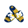 Michigan Wolverines NCAA Mens Colorblock Big Logo Gel Slides