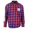 New York Giants Wordmark Basic Flannel Shirt