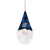 Kansas Jayhawks NCAA Plaid Hat Plush Gnome Ornament