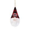 Ohio State Buckeyes NCAA Plaid Hat Plush Gnome Ornament