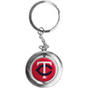 Minnesota Twins MLB Baseball Spinner Keychain