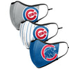 Chicago Cubs MLB Sport 3 Pack Face Cover