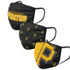 Pittsburgh Pirates MLB 3 Pack Face Cover