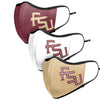 Florida State Seminoles NCAA Sport 3 Pack Face Cover