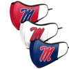 Ole Miss Rebels NCAA Sport 3 Pack Face Cover