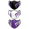 TCU Horned Frogs NCAA Sport 3 Pack Face Cover