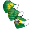 Oregon Ducks NCAA Mens Matchday 3 Pack Face Cover