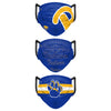 Pittsburgh Panthers NCAA Mens Matchday 3 Pack Face Cover