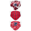Ole Miss Rebels NCAA Womens Matchday 3 Pack Face Cover