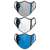 Carolina Panthers NFL Sport 3 Pack Face Cover