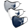 Dallas Cowboys NFL Sport 3 Pack Face Cover