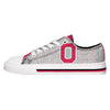 Ohio State Buckeyes NCAA Womens Glitter Low Top Canvas Shoes