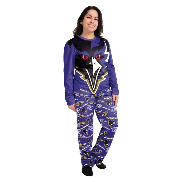 Baltimore Ravens NFL Poe Mascot Pajamas