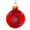 St Louis Cardinals MLB 2014 Glitter Logo Glass Ball Ornament