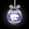 Kansas State Wildcats NCAA LED Shatterproof Ball Ornament
