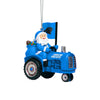 Carolina Panthers NFL Santa Riding Tractor Ornament