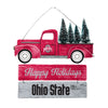 Ohio State Buckeyes NCAA Wooden Truck With Tree Sign
