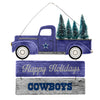Dallas Cowboys NFL Wooden Truck With Tree Sign